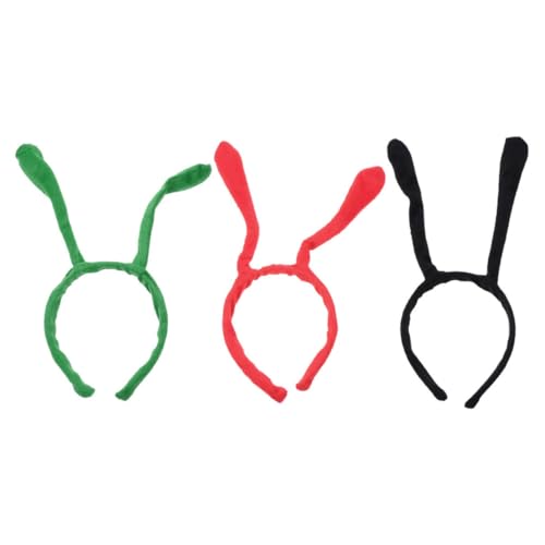 CIYODO 3 Stück Teiliges Haarreif mit Bienen antennen Bunte Cartoon Tier Kopfschmuck Leichter Party Haarschmuck für Kostüm Halloween Cosplay Komfortabel und Modisch von CIYODO