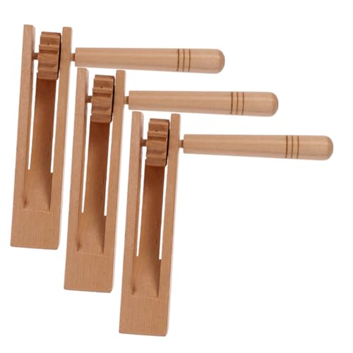 CIYODO 3 Stück Teiliges Holz Ratscheninstrument mit Langem Griff Lauter Klarer Sicher für Musikalische Früherziehung und Partys Robustes Holzspielzeug für Rhythmisches Spiel CIYODO 3 Stück Teiliges Holz Ratscheninstrument mit Langem Griff Lauter Klarer Sicher für Musikalische Früherziehung und Partys Robustes Holzspielzeug für Rhythmisches Spiel von CIYODO