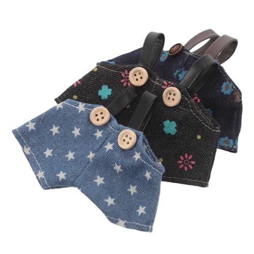 CIYODO 3 Stück Teiliges Plüschpuppen Latzhosen aus Weichem Kinderfreundlichem Stoff Niedliche DIY Puppenkleidung mit Trägern Fördert Feinmotorik und Kreatives Passend für Diverse CIYODO 3 Stück Teiliges Plüschpuppen Latzhosen aus Weichem Kinderfreundlichem Stoff Niedliche DIY Puppenkleidung mit Trägern Fördert Feinmotorik und Kreatives Passend für Diverse von CIYODO