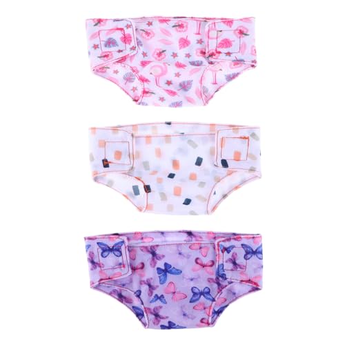 CIYODO 3 Stück Teiliges Puppenunterwäsche Set Wiederverwendbar Waschbar für Sommerpuppe Geeignet Vielfältige Farben und Modische Designs für Rollenspiele CIYODO 3 Stück Teiliges Puppenunterwäsche Set Wiederverwendbar Waschbar für Sommerpuppe Geeignet Vielfältige Farben und Modische Designs für Rollenspiele von CIYODO
