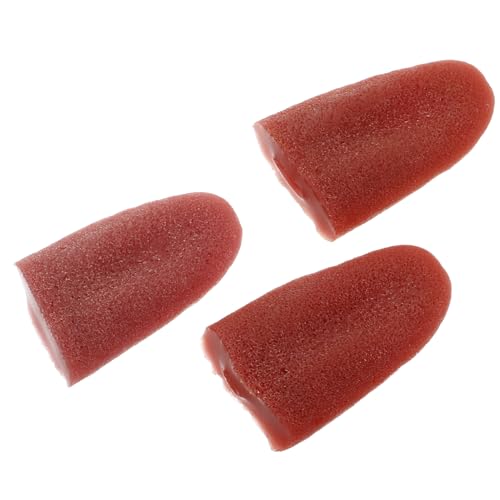 CIYODO 3 Stück Teiliges Realistisch Aussehender Künstlicher Zungen Dekorationsmodelle für Halloween Cosplay und Streiche Detailgetreues Prank Zungen für Gruselige Partys und Fotos von CIYODO