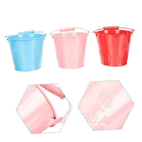 CIYODO 3 Stück Teiliges Sandspielzeug Kleine Robuste Strand und Wassereimer in Bunten Farben Multifunktional als Sand Wasser und Spielzeugkübel für Sicher und Langlebig CIYODO 3 Stück Teiliges Sandspielzeug Kleine Robuste Strand und Wassereimer in Bunten Farben Multifunktional als Sand Wasser und Spielzeugkübel für Sicher und Langlebig von CIYODO
