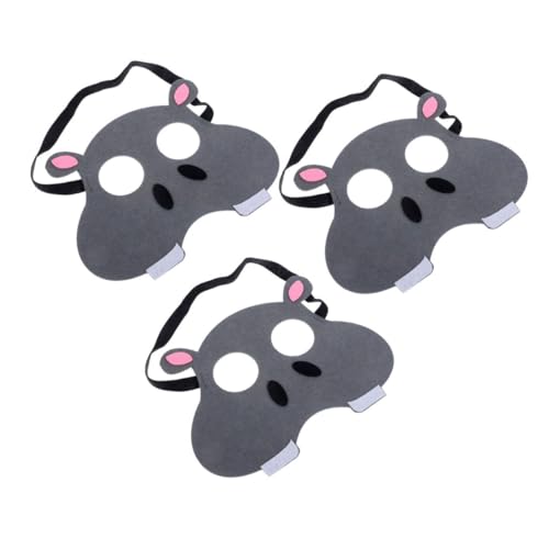 CIYODO 3 Stück Tiermasken aus Vliesstoff für Realistische Tiergesichter für Halloween Geburtstagsfeiern und Kostümpartys Bequem und Atmungsaktiv für Stundenlangen Tragekomfort CIYODO 3 Stück Tiermasken aus Vliesstoff für Realistische Tiergesichter für Halloween Geburtstagsfeiern und Kostümpartys Bequem und Atmungsaktiv für Stundenlangen Tragekomfort von CIYODO