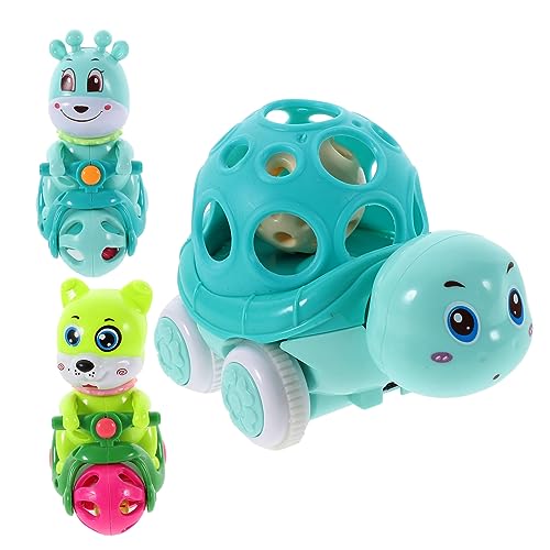 CIYODO 3 Stück Trägheitspfusspielzeug Kinderautospielzeug Spielzeugauto zum Zurückziehen Miniatur-Spielzeugauto Kinderspielzeug Cartoon-Pull-Back-Auto Cartoon-Auto Autos Plastik von CIYODO