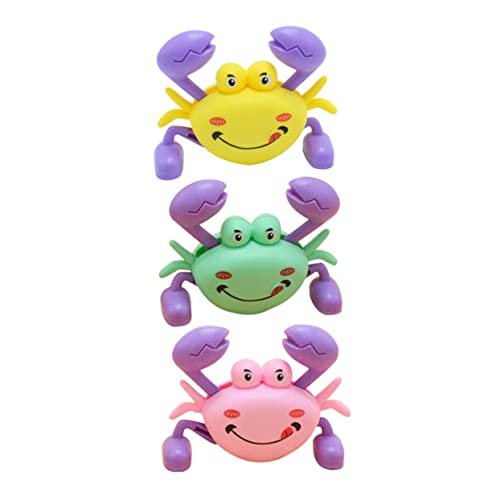 CIYODO 3 Stück Uhrwerk Krabbe Krabben Karikatur Neuheit Toys süße Krabbe Mini-Krabbe Plastik Zufällige Farbe CIYODO 3 Stück Uhrwerk Krabbe Krabben Karikatur Neuheit Toys süße Krabbe Mini-Krabbe Plastik Zufällige Farbe von CIYODO