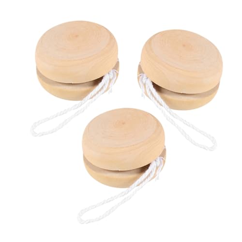 CIYODO 3 Stück Unlackierte Holz Yo Yos DIY Malspielzeug für Blanko Bälle zum Gestalten und Basteln für Kreative Holzprojekte CIYODO 3 Stück Unlackierte Holz Yo Yos DIY Malspielzeug für Blanko Bälle zum Gestalten und Basteln für Kreative Holzprojekte von CIYODO