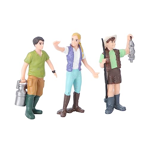 CIYODO 3 Stücke Farmcharaktermodell Figuren Modelldekor Minifiguren Sandtischfigur Modell Farmszenenmodell Modell der Farmfiguren Dekoratives Desktop -Modell Zahlen Modell Material CIYODO 3 Stücke Farmcharaktermodell Figuren Modelldekor Minifiguren Sandtischfigur Modell Farmszenenmodell Modell der Farmfiguren Dekoratives Desktop -Modell Zahlen Modell Material von CIYODO