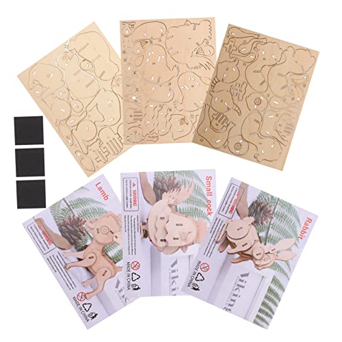 CIYODO 3 Teiliges Holz Tierpuzzle Kinderpuzzle Kinderpuzzle Kinderpuzzle Kinderpuzzle Frühlernpuzzle Kinderpuzzle 3D Tierpuzzle CIYODO 3 Teiliges Holz Tierpuzzle Kinderpuzzle Kinderpuzzle Kinderpuzzle Kinderpuzzle Frühlernpuzzle Kinderpuzzle 3D Tierpuzzle von CIYODO