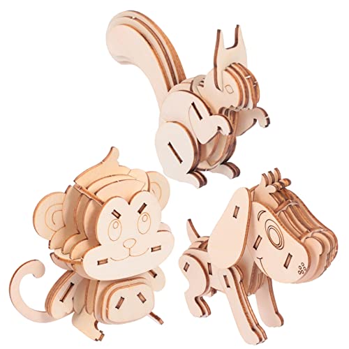 CIYODO 3 Teiliges Holz Tierpuzzle Puzzles Für Kleinkinder 3D Puzzles Für DIY Modellspielzeug Lernpuzzles Tierpuzzle Modell 3D Holzpuzzle Bastelpuzzle Simulation Von Tierpuzzles CIYODO 3 Teiliges Holz Tierpuzzle Puzzles Für Kleinkinder 3D Puzzles Für DIY Modellspielzeug Lernpuzzles Tierpuzzle Modell 3D Holzpuzzle Bastelpuzzle Simulation Von Tierpuzzles von CIYODO