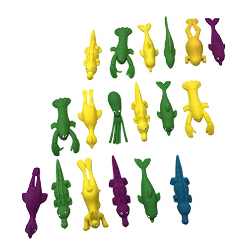 CIYODO 30 Stück Finger Tier Teiliges Elastisches TPR Gummitier für Spaß Finger Stretch mit Lebendigen Tierdesigns für Stressabbau und Unterhaltung CIYODO 30 Stück Finger Tier Teiliges Elastisches TPR Gummitier für Spaß Finger Stretch mit Lebendigen Tierdesigns für Stressabbau und Unterhaltung von CIYODO