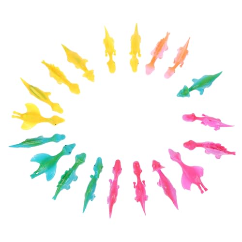 CIYODO 30 Stück Katapult-Dinosaurier- Interaktives Fingerspielzeug Kinderspielzeug Unterhaltungsspielzeug Action -fingerspielzeug Weiche Dinosaurierspielzeug Plastik von CIYODO