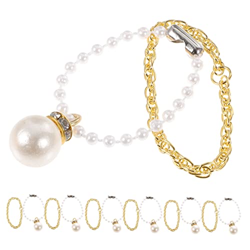 CIYODO 30 Stück Mini -Puppenkette Zubehör für Puppenschmuck Kinderspielzeug Schmuck für kleine Mädchen Kleinkindspielzeug Mädchenschmuck Kleines Mädchen spielt Schmuck von CIYODO