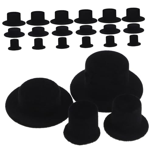 CIYODO 30 Stück Mini Top Hat Schwarze Filz Clown Hüte für DIY Bastelprojekte Kleine Hüte für Schneemann Dekoration Partys und Feiertage Vielseitig Einsetzbar für Kreative Bastelideen CIYODO 30 Stück Mini Top Hat Schwarze Filz Clown Hüte für DIY Bastelprojekte Kleine Hüte für Schneemann Dekoration Partys und Feiertage Vielseitig Einsetzbar für Kreative Bastelideen von CIYODO
