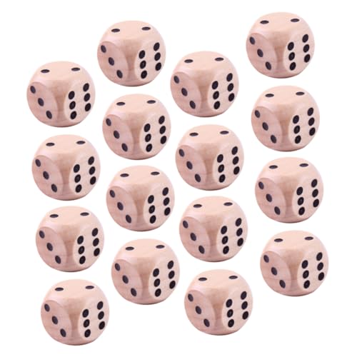 CIYODO 30 Stück Punktwürfel aus Holz Würfelspiele Spielzähler Q-Less-Wortwürfel Standard-Spielwürfel Indoor Spiele bang The dice Game lustige Dekowürfel Zeigen Würfel hölzern CIYODO 30 Stück Punktwürfel aus Holz Würfelspiele Spielzähler Q-Less-Wortwürfel Standard-Spielwürfel Indoor Spiele bang The dice Game lustige Dekowürfel Zeigen Würfel hölzern von CIYODO