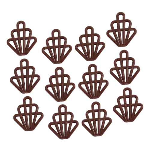 CIYODO 30 Stück Schokoladenmodell Machen Runden Gefälscht Pralinen Miniatur Künstliche Bonbons Modellierschokolade Künstliche Schokoladen-Requisiten Schokoladengeld PVC Kaffee von CIYODO