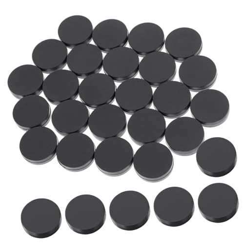 CIYODO 30 Stück Spielsteine brettspiele Backgammon brettspiele für plasure brettspiel zubehör Spielbretter Basen Partygeschenk Kette Tabletop-Spiele Plastik Black von CIYODO