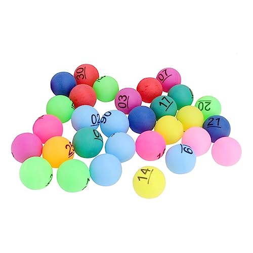 CIYODO 30 Stück Teiliges Nummerierte Bunte Lose Bälle für Tombola Partyspiele Fundraiser Klassenraum und Firmenveranstaltungen Langlebige Handliche Raffle Kugeln CIYODO 30 Stück Teiliges Nummerierte Bunte Lose Bälle für Tombola Partyspiele Fundraiser Klassenraum und Firmenveranstaltungen Langlebige Handliche Raffle Kugeln von CIYODO