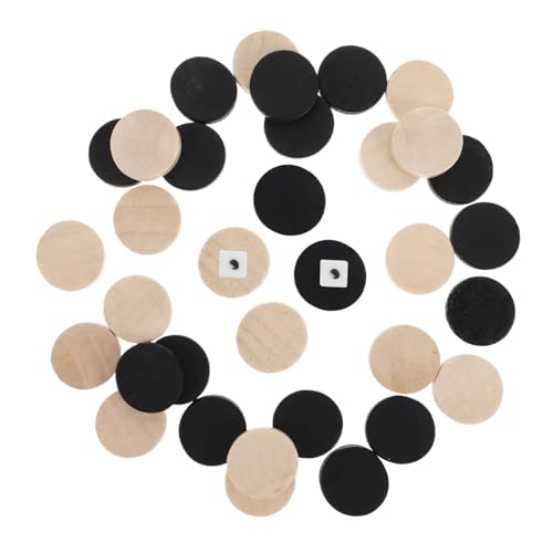 CIYODO 30 Teiliges Schachbrett Schachspiele Puzzle Magnetspielbretter Riesen Dame Kartenspielmarker Dreidimensionale Dame Wellenlängen Brettspiel Schachbrett Flip Schach Aus von CIYODO
