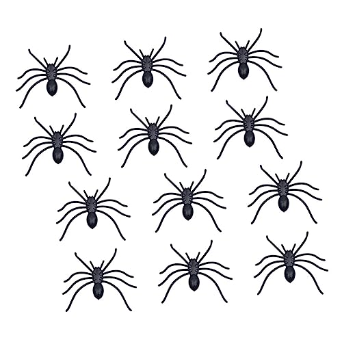 CIYODO 30St weiches Spinnenspielzeug Halloween-Trickspielzeug wohnaccessoires dekor Ornament Spielzeuge Heimdekorationen Partyzubehör bilden schmücken Kleidung Requisiten kleine Spinne von CIYODO