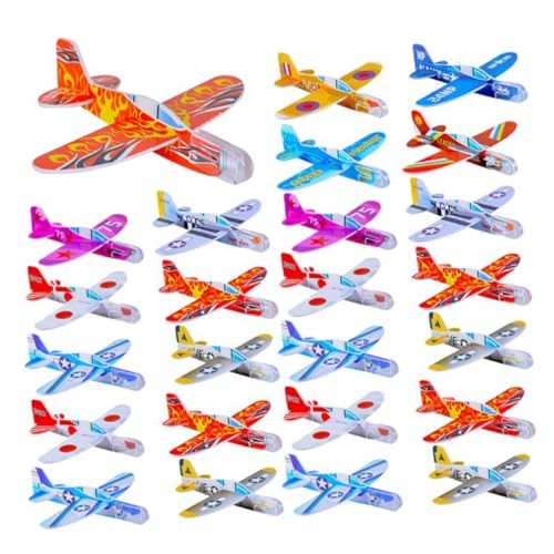 CIYODO 36 Stck Teiliges DIY Schaumstoffflugzeug Leichter Wurfgleiter für Fördert Hand Auge Koordination und Motorische Fähigkeiten Buntes Outdoor Flugzeug Modell für Ab Zufällige Farbe CIYODO 36 Stck Teiliges DIY Schaumstoffflugzeug Leichter Wurfgleiter für Fördert Hand Auge Koordination und Motorische Fähigkeiten Buntes Outdoor Flugzeug Modell für Ab Zufällige Farbe von CIYODO
