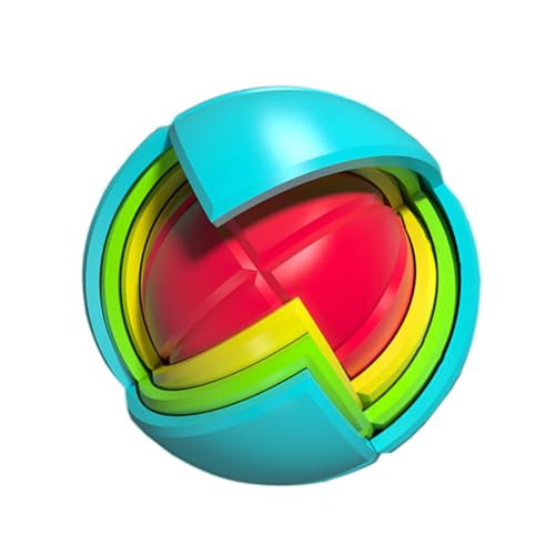 CIYODO 3D -Labyrinth Ball Puzzle 3D-Puzzle- Kinderspielzeug Frühes Bildungsspielzeug 3D-Puzzlekugel pädagogisches für Abs von CIYODO