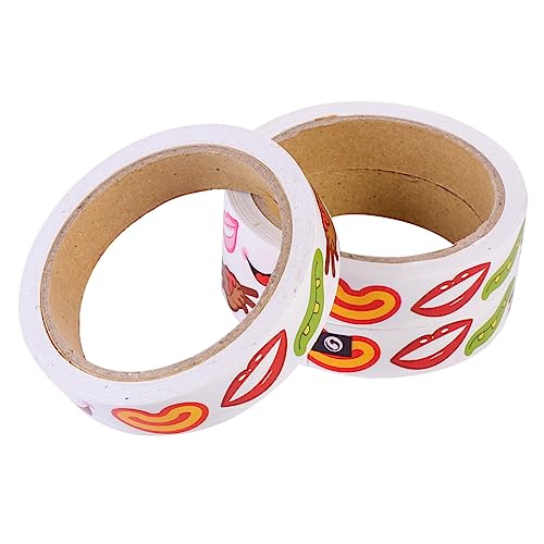 CIYODO 3Stücke DIY Mundaufkleber Mehrfarbige Selbstklebende Sticker Für Kreatives Bastelmaterial Für Scrapbooking Und Handarbeiten von CIYODO