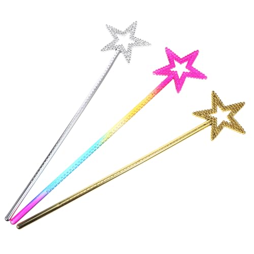 CIYODO 3Stücke Feenstab für Glitzernde Sternstäbe für Kostümpartys Rollenspiele und Fotografie für Hochzeiten Halloween und Geburtstagsfeiern CIYODO 3Stücke Feenstab für Glitzernde Sternstäbe für Kostümpartys Rollenspiele und Fotografie für Hochzeiten Halloween und Geburtstagsfeiern von CIYODO