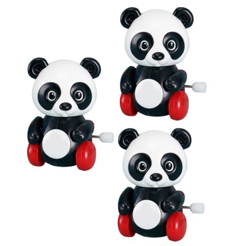 CIYODO 3Stücke Panda Aufziehspielzeug aus Interaktives Tierspielzeug für Lustiges für Dekoration Zufällige Farben Robuste Verarbeitung von CIYODO