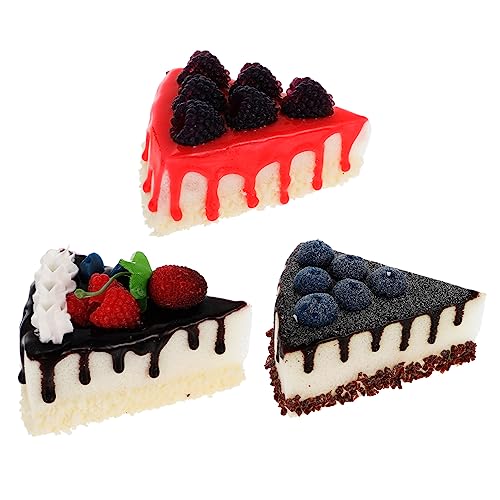 CIYODO 3Stücke Realistische Kuchenmodelle Für Fotografie Dekorative Requisiten Für Hochzeiten Geburtstagsfeiern Schaufenster Und Mehr Und Beerenvarianten CIYODO 3Stücke Realistische Kuchenmodelle Für Fotografie Dekorative Requisiten Für Hochzeiten Geburtstagsfeiern Schaufenster Und Mehr Und Beerenvarianten von CIYODO