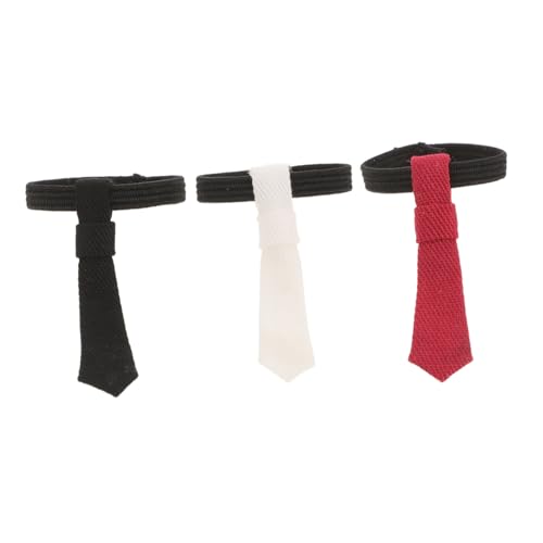 CIYODO 3Stücke Teiliges Mini Krawatten für Puppen Vorgebundene Krawatten und Puppenzubehör für Bjd Modelle und Kreative Ankleideoptionen von CIYODO
