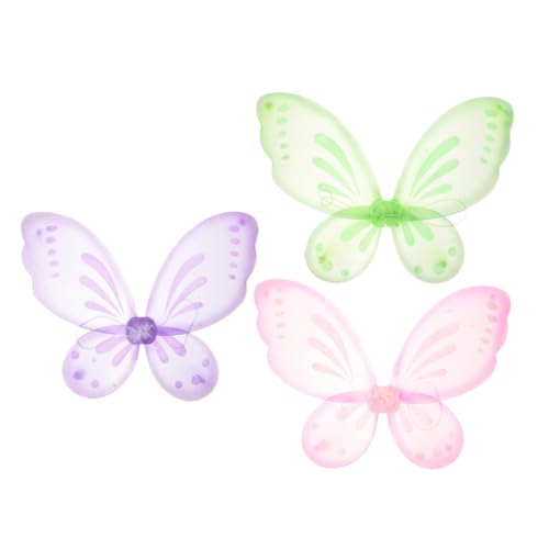 CIYODO 3Stücke Teiliges Schmetterlingsflügel Kostüm Set für Leichte Engelsflügel für Halloween Geburtstagsfeiern Prinzessinnen Cosplay und Gruppenspiele CIYODO 3Stücke Teiliges Schmetterlingsflügel Kostüm Set für Leichte Engelsflügel für Halloween Geburtstagsfeiern Prinzessinnen Cosplay und Gruppenspiele von CIYODO