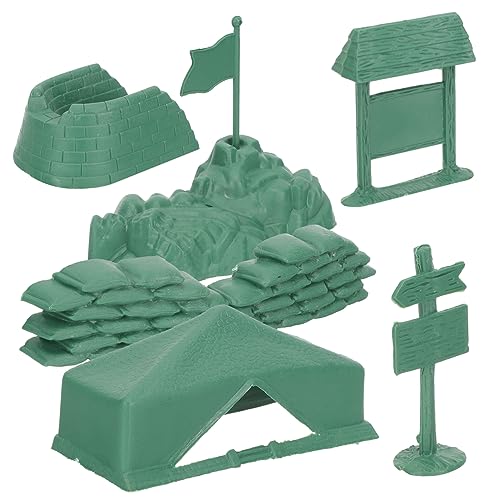 CIYODO 3er-Pack Militärmodellspielzeug Tarnung Konstruktionsspielzeug Sandkastenspielzeug Kinderspielzeug Bauen Panzer Plastik Green von CIYODO