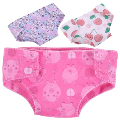 CIYODO 3pcs Puppe Underpants Doll Höschen Zubehör Puppenkostüm Tun Spiele Puppenkostüm Lieferungen von CIYODO