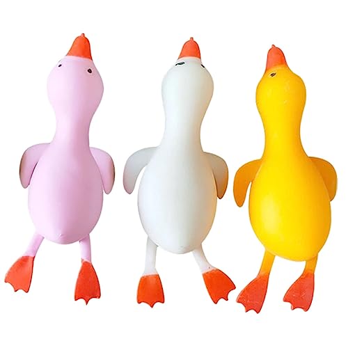CIYODO 3pcs Stressspielzeug Für Kinder Duck -Form -stressspielzeug Dehnbarer Enten -formspielzeug Für Kinder von CIYODO