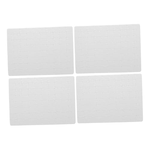 CIYODO 4 Blätter Leere DIY Puzzles zum Bemalen Teile Weißes Puzzlebrett für Sublimation und Bastelprojekte Dekorativ Kreative Kunstprojekte CIYODO 4 Blätter Leere DIY Puzzles zum Bemalen Teile Weißes Puzzlebrett für Sublimation und Bastelprojekte Dekorativ Kreative Kunstprojekte von CIYODO