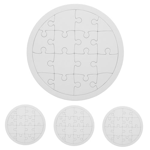 CIYODO 4 Blätter Leere Puzzlebögen zum Ausmalen DIY Graffiti Puzzle Teile für Kreative Bastelprojekte für Fantasie Perfektes Bastelzubehör für Schule und Zuhause CIYODO 4 Blätter Leere Puzzlebögen zum Ausmalen DIY Graffiti Puzzle Teile für Kreative Bastelprojekte für Fantasie Perfektes Bastelzubehör für Schule und Zuhause von CIYODO