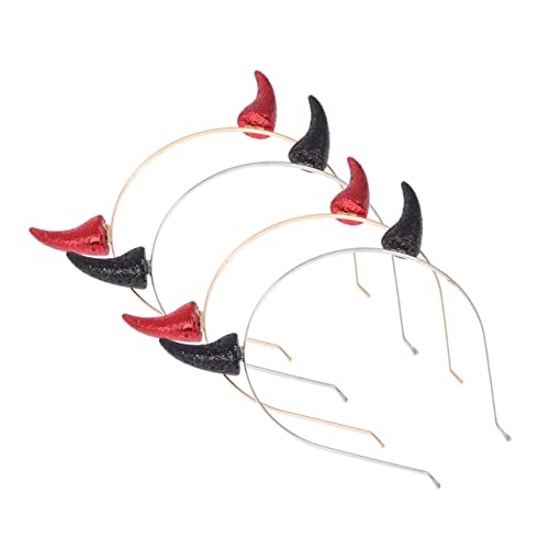 CIYODO 4 STÜCKE Halloween Haarreifen mit Teufelshörnern Dekorative Cosplay Accessoires für Halloween Feiern Geeignet für Erwachsene für Kostümpartys und Geburtstagsfeiern CIYODO 4 STÜCKE Halloween Haarreifen mit Teufelshörnern Dekorative Cosplay Accessoires für Halloween Feiern Geeignet für Erwachsene für Kostümpartys und Geburtstagsfeiern von CIYODO