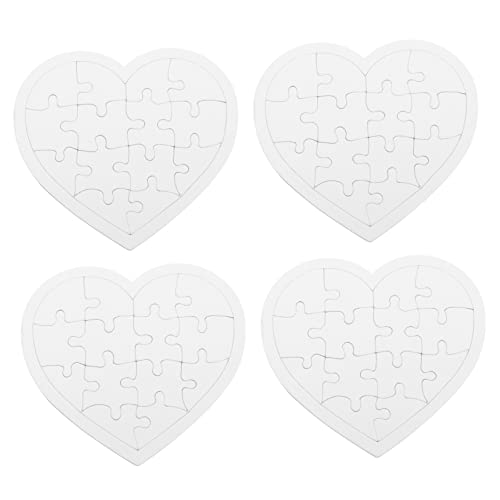 CIYODO 4 Sätze DIY Kunsthandwerk Leerer Puzzleteil Puzzle Stück Malerei Puzzles Für Kind CIYODO 4 Sätze DIY Kunsthandwerk Leerer Puzzleteil Puzzle Stück Malerei Puzzles Für Kind von CIYODO