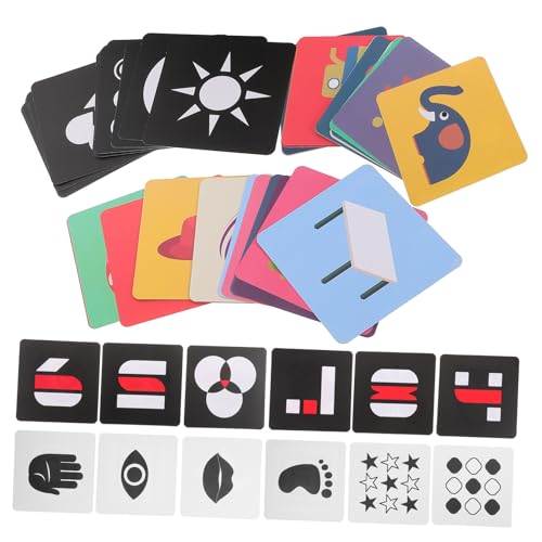 CIYODO Kontrastkarten für Neugeborene 4 Satz Lernkarten für Babys Sensorikkarten zur Visuellen Stimulation Schwarz Weißes Spielzeug für Kleinkinder Frühförderung für 0-3 Monate CIYODO Kontrastkarten für Neugeborene 4 Satz Lernkarten für Babys Sensorikkarten zur Visuellen Stimulation Schwarz Weißes Spielzeug für Kleinkinder Frühförderung für 0-3 Monate von CIYODO