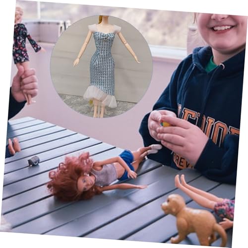 CIYODO 4 Sätze Teiliges Puppenkleid Abendkleider zum Anziehen Modische Puppenkleidung für Kindergeburtstag und Spielspaß Leicht an Ausziehbare Puppenbekleidung für Mädchen CIYODO 4 Sätze Teiliges Puppenkleid Abendkleider zum Anziehen Modische Puppenkleidung für Kindergeburtstag und Spielspaß Leicht an Ausziehbare Puppenbekleidung für Mädchen von CIYODO