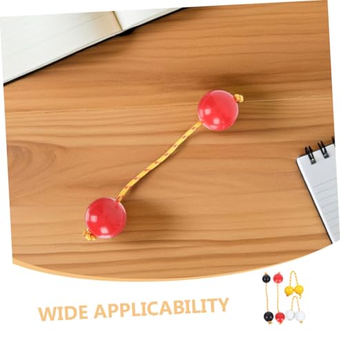 CIYODO 4 Stück Afrikanisches Percussion Instrument Rhythmischer Ball Kashaka Shaker Doppelte Kalebasse Fingerrotation Handspielzeug für Erwachsene Musikunterricht Hochzeit Party von CIYODO