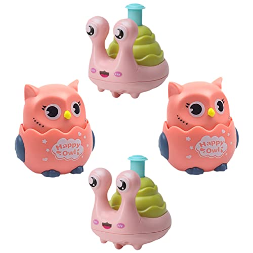 CIYODO 4 Drücken Sie Tierspielzeug kinderspielzeug Babyspielzeug Tierspielzeug für Babys Spielzeugautos für Babys karinifizierendes Spielzeug Reptilien lustiges Spielzeug für Kinder von CIYODO