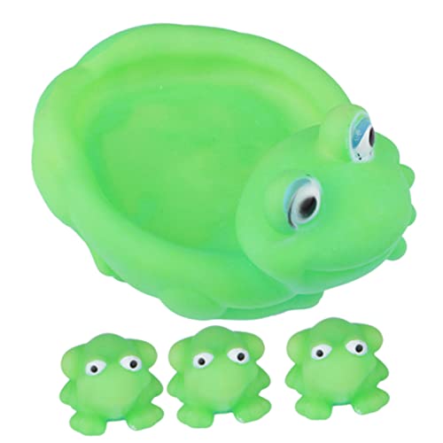 CIYODO 4 Stück Froschspielzeug im Wasser Badewannenspielzeug für das Bad Badewanne Kinderbadewannenspielzeug Bath Kleinkindspielzeug Vinyl Grün CIYODO 4 Stück Froschspielzeug im Wasser Badewannenspielzeug für das Bad Badewanne Kinderbadewannenspielzeug Bath Kleinkindspielzeug Vinyl Grün von CIYODO