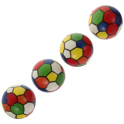 CIYODO 4 Stück Fußball Loslassen Lustiger Stressball Stressabbauendes Emotionsspielzeug Sensorisches Party-quetschspielzeug Druckreliefspielzeug Stressspielzeug Pu CIYODO 4 Stück Fußball Loslassen Lustiger Stressball Stressabbauendes Emotionsspielzeug Sensorisches Party-quetschspielzeug Druckreliefspielzeug Stressspielzeug Pu von CIYODO
