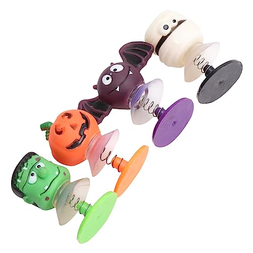 CIYODO Hüpfpuppe Hüpfspielzeug 4 Stück Einzigartige Halloween-hüpfspielzeugbecher Lustiges Und Sicheres Spielzeug Für Jungen Und Mädchen von CIYODO