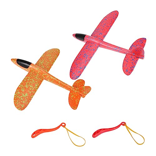 CIYODO 4 Stück Handwurf-Katapultflugzeug Kinderspielzeug fliegendes Segelflugzeug für Flugzeugspielzeug für Flugzeug fliegendes Schaum Zufällige Farbe von CIYODO