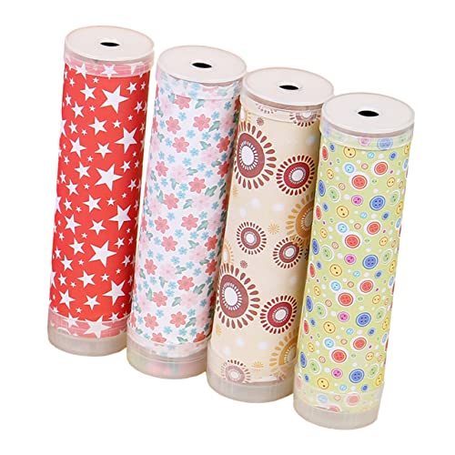 CIYODO 4 Stück Kaleidoskop -Produktionskit DIY-Kaleidoskop-Kit für buntes Papier Machen Sie Ihr Kaleidoskop-Set Kaleidoskop-Materialien für Lehrmittel Zufällige Farbe von CIYODO