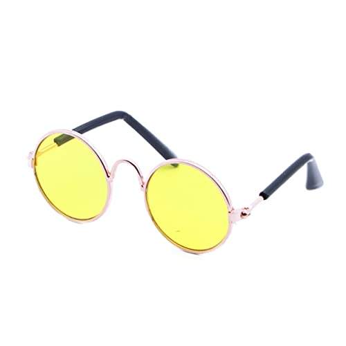 CIYODO 4 Stück Kleine Farbige Brillen Puppen Retro Sonnenbrillen Für Haustiere Hundekostüme Brillen Mini Brillen Für Katzen Babyspielzeug Welpenspielzeug Haustierbrillen CIYODO 4 Stück Kleine Farbige Brillen Puppen Retro Sonnenbrillen Für Haustiere Hundekostüme Brillen Mini Brillen Für Katzen Babyspielzeug Welpenspielzeug Haustierbrillen von CIYODO