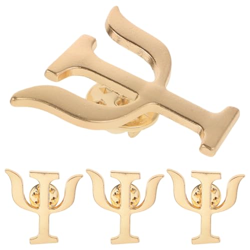 CIYODO 4 Stück Griechische Buchstabennadeln Aus Legierung Für Mäntel Taschen Und Kleidung Originelle Anstecknadeln CIYODO 4 Stück Griechische Buchstabennadeln Aus Legierung Für Mäntel Taschen Und Kleidung Originelle Anstecknadeln von CIYODO