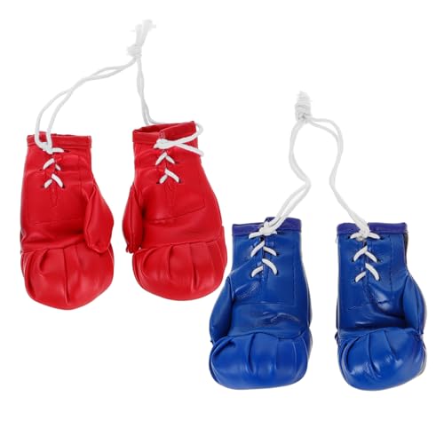 CIYODO 4 Stück Mini Boxhandschuhe Hängende Miniatur Punching Handschuhe für Auto Spiegel Weihnachtsdekoration und Geschenkideen für Boxliebhaber CIYODO 4 Stück Mini Boxhandschuhe Hängende Miniatur Punching Handschuhe für Auto Spiegel Weihnachtsdekoration und Geschenkideen für Boxliebhaber von CIYODO